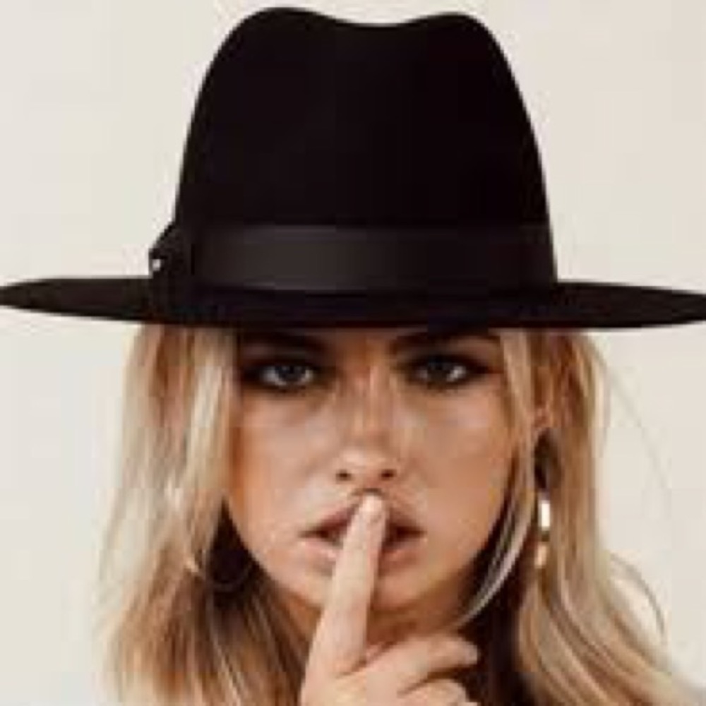 Lack of Color Midnight Muse Felt Fedora 57cm